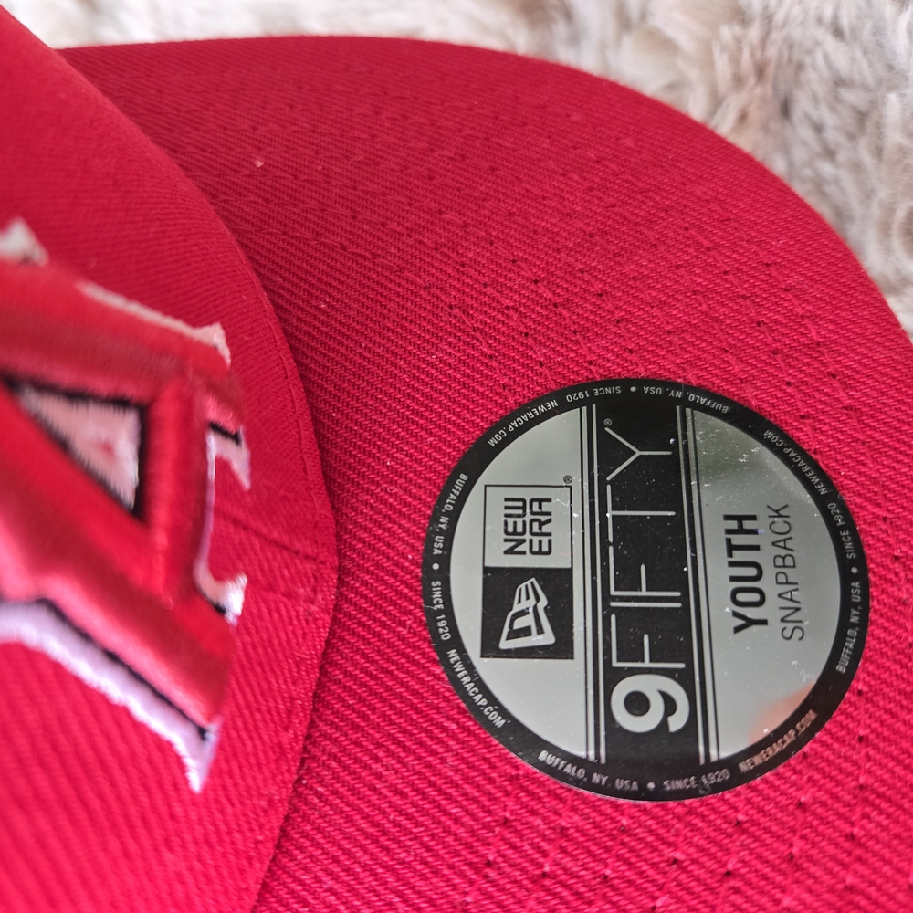 Red Kids Cap New Era 100 % Original - Picture 4 of 11